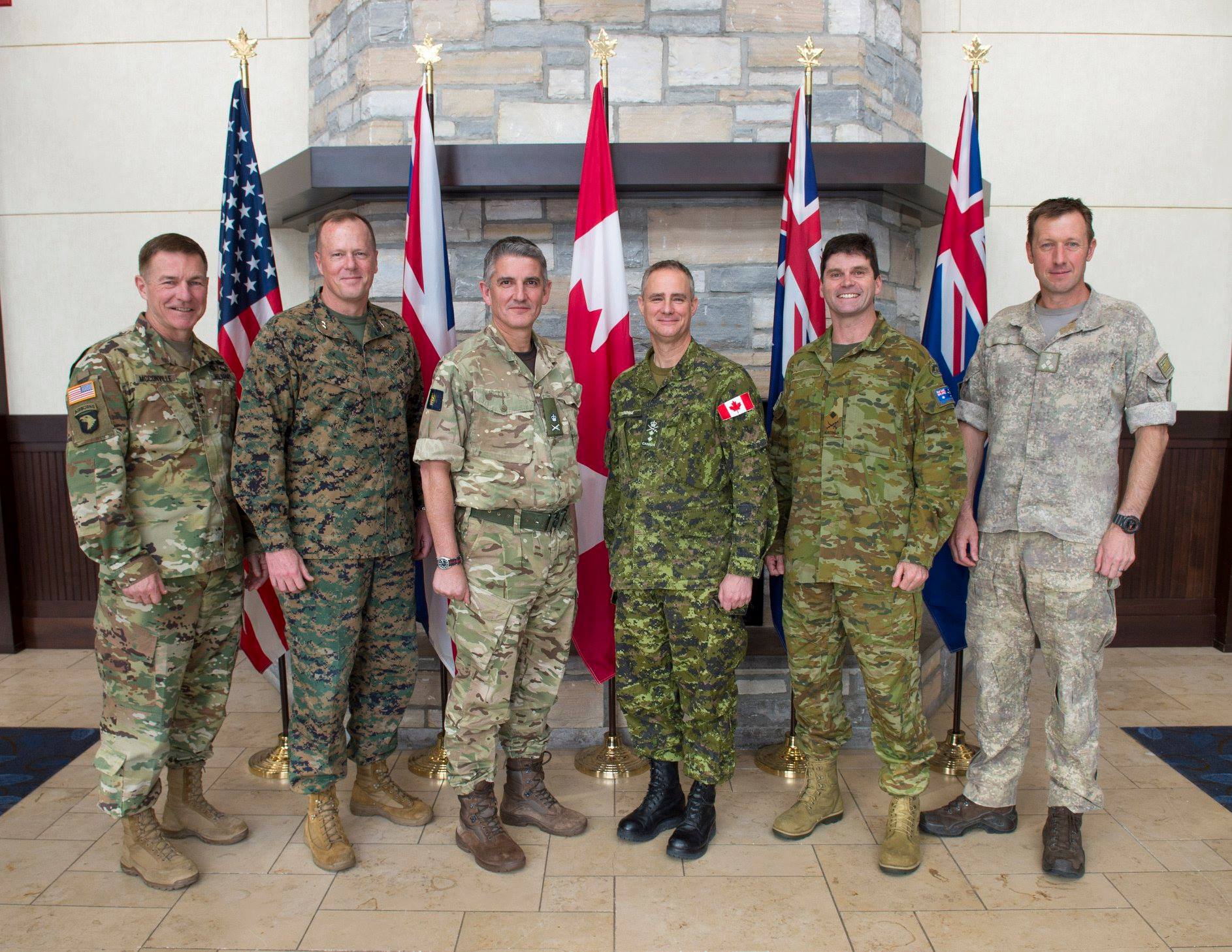 Canadian Army - The ABCANZ Armies Executive Council members (left to ...
