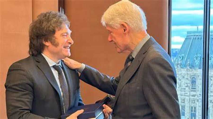 Clinton advised Milei to take the most important political measures during his first weeks in office